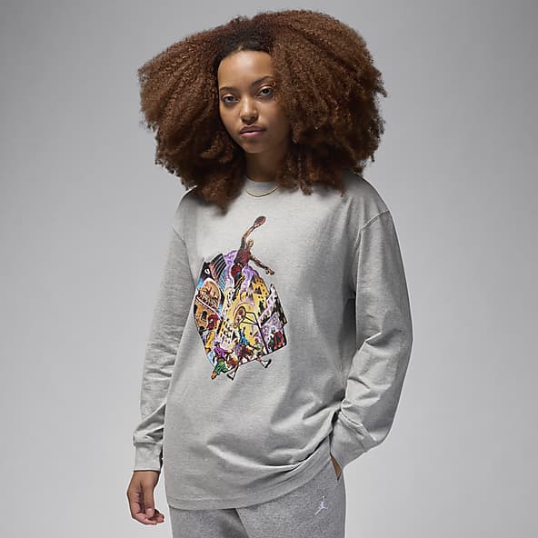 Oversized grey crew neck shop